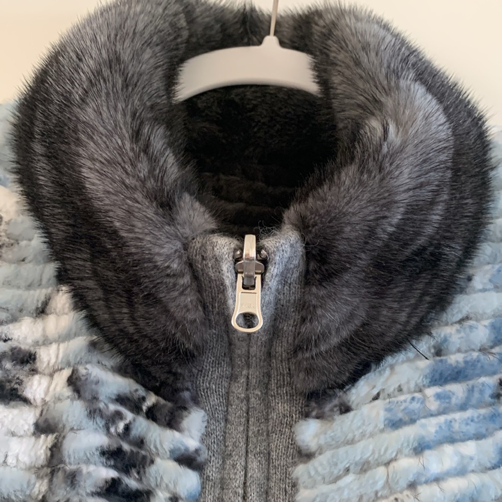Mink And Rabbit Shearling Reversible Jacket. Like… - image 3